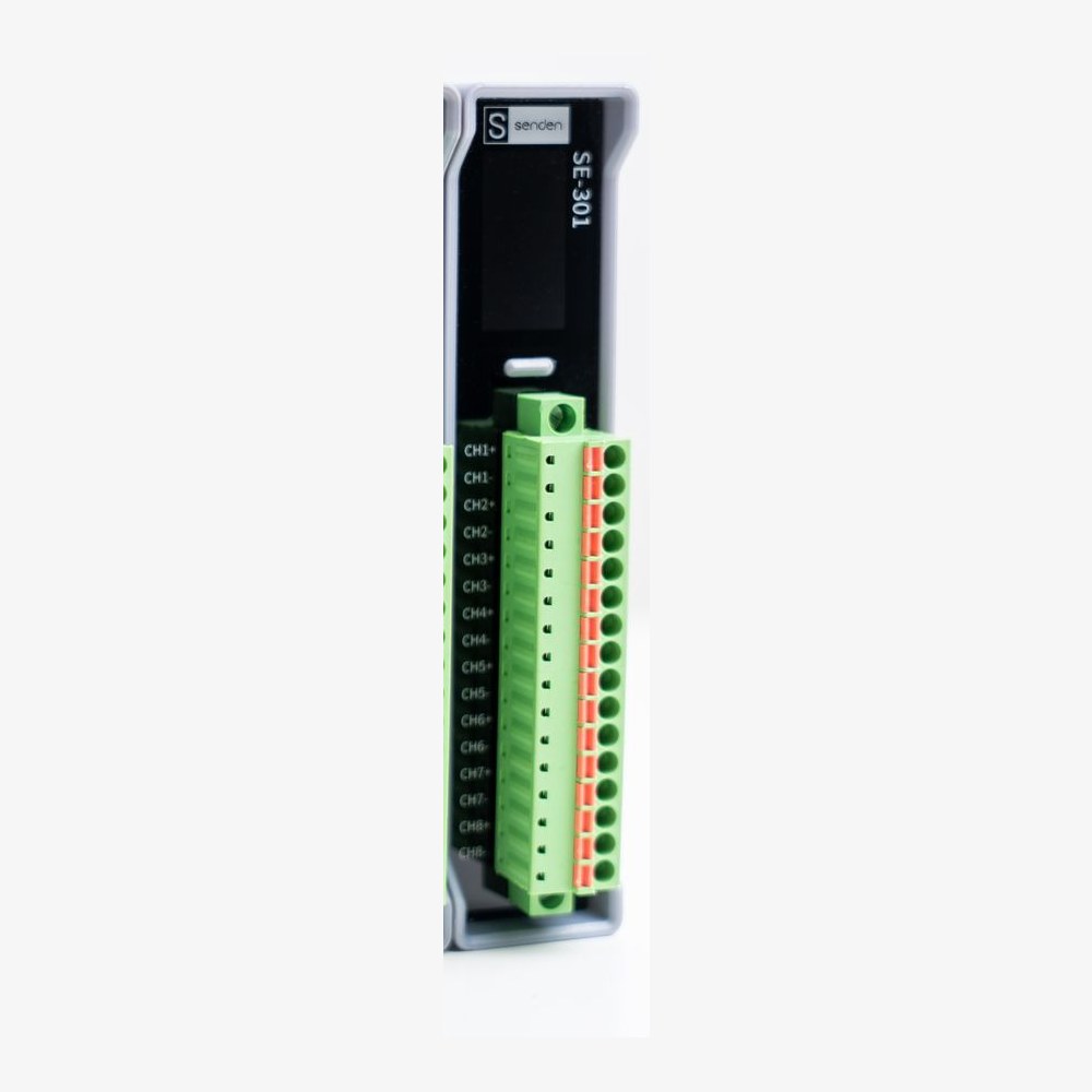 SSENDEN SE-301 · Módulo de 8 salidas analógicas