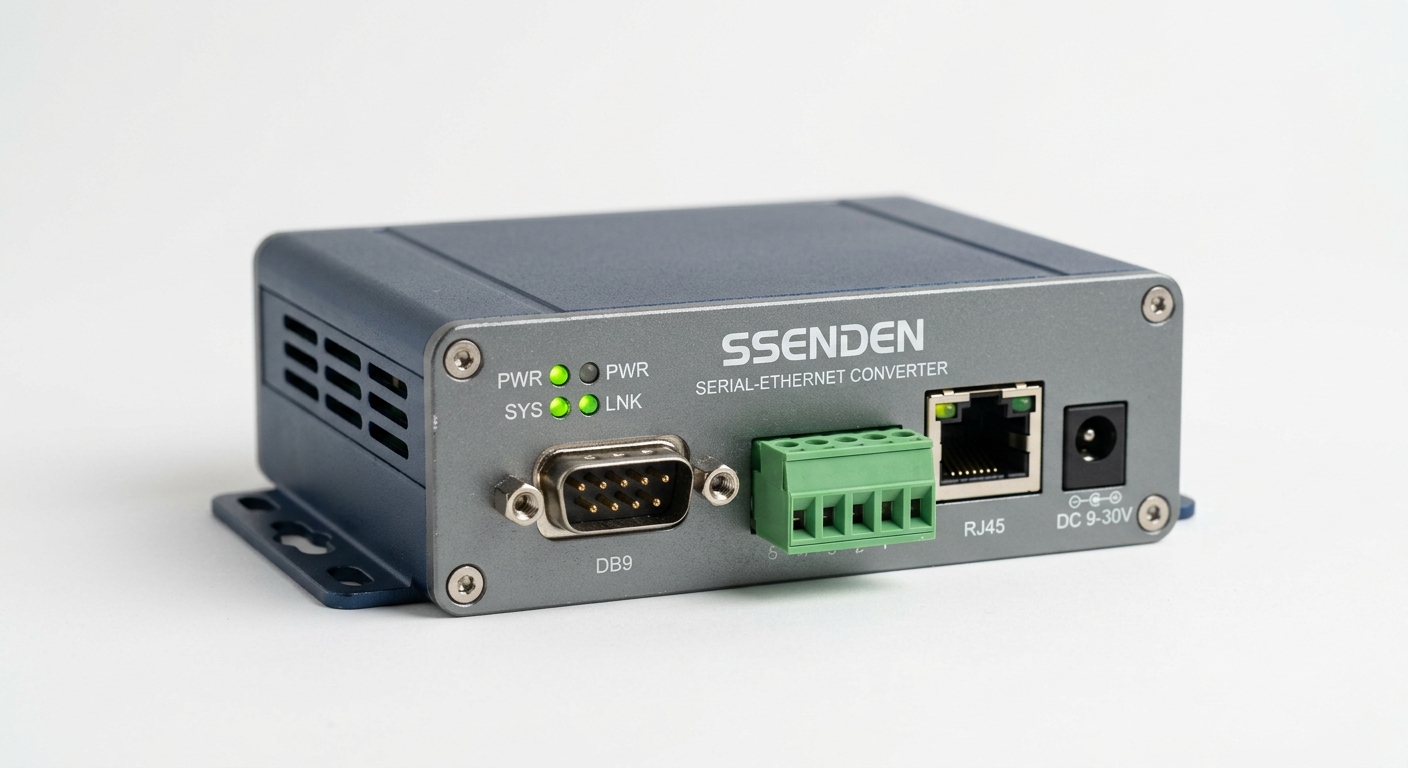SSENDEN SE-420 · Servidor serie RS-232/485/422 a Wi-Fi y Ethernet
