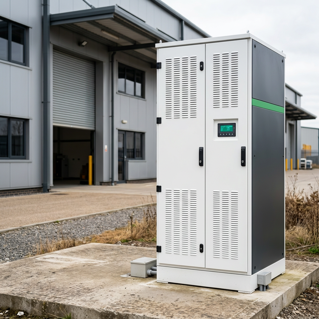 Armario de baterías SOHLEN refrigerado por líquido (215–418 kWh)