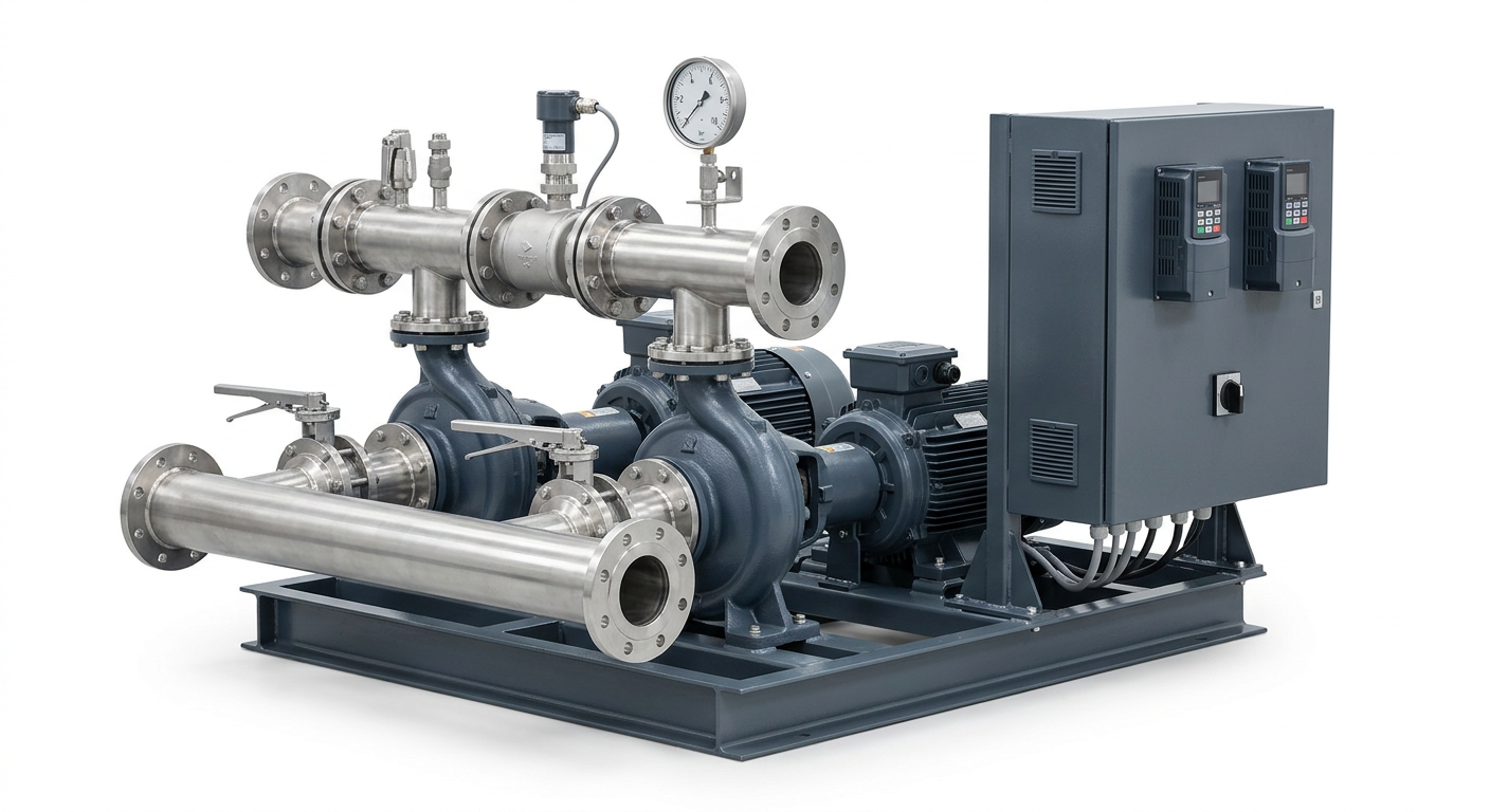 Grupo SOHLEN CBE-2-GF-N · 2 bombas normalizadas con variador
