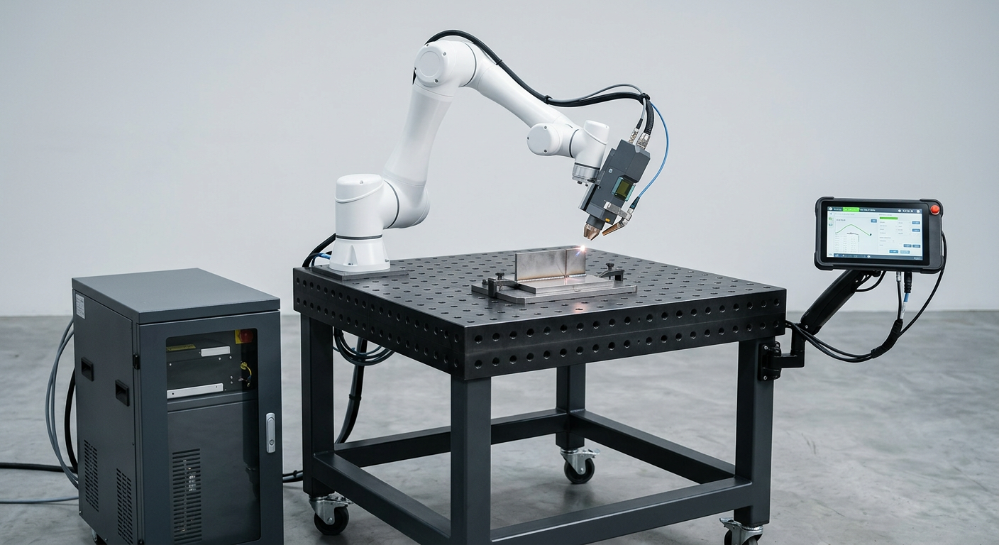 Célula de soldadura robotizada SRC-C / SRC-I (cobot o robot industrial)