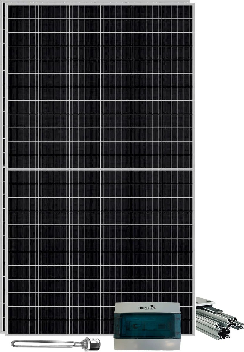 Kit de generación fototérmica S6 de 3.210 Wp 230 V cubierta plana/ inclinada