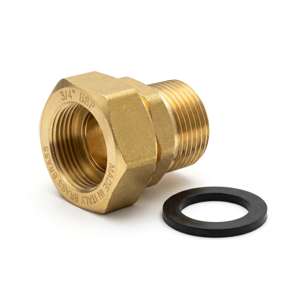 Racor para Contador de agua de 1/2″-3/4″ de latón.