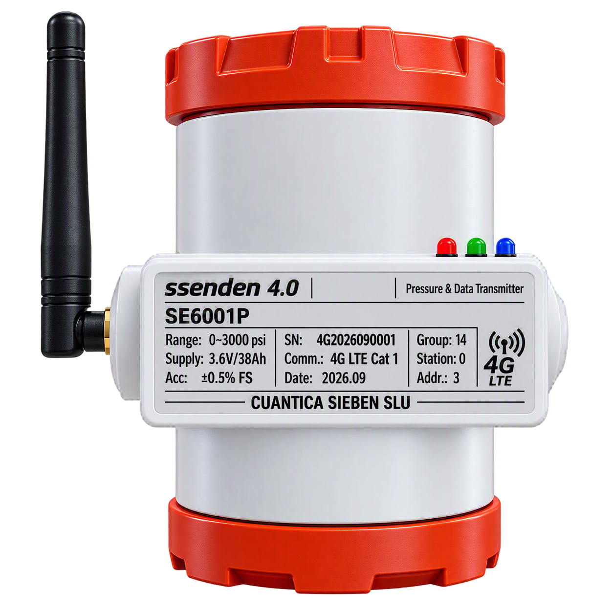 SSENDEN SE6001P · Transmisor de presión y datos 4G